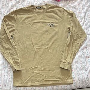 TALENTLESS Sand Long Sleeve Tee